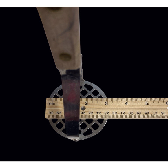 Robinson Stainless Steel Potato Masher Wood Handle Grid Head - Picture 4 of 6